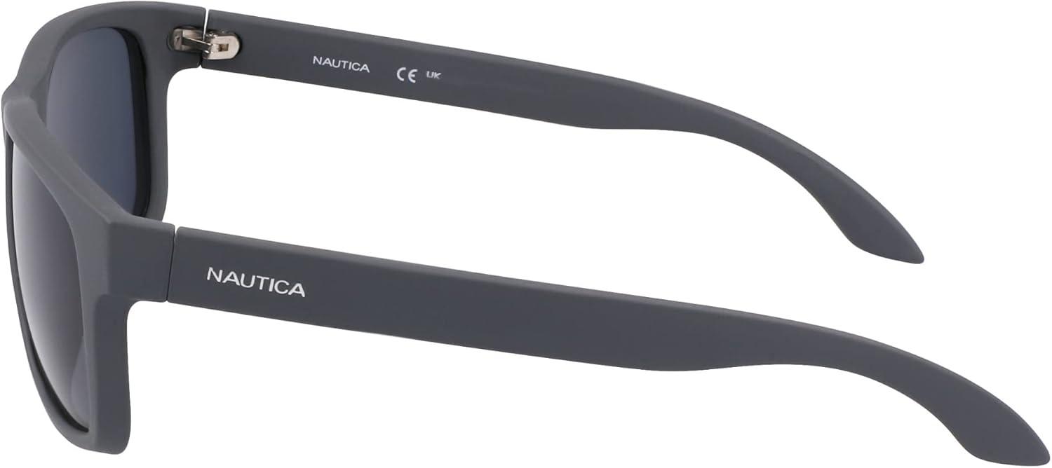 imageNautica mens N2247s Rectangular SunglassesMatte Grey