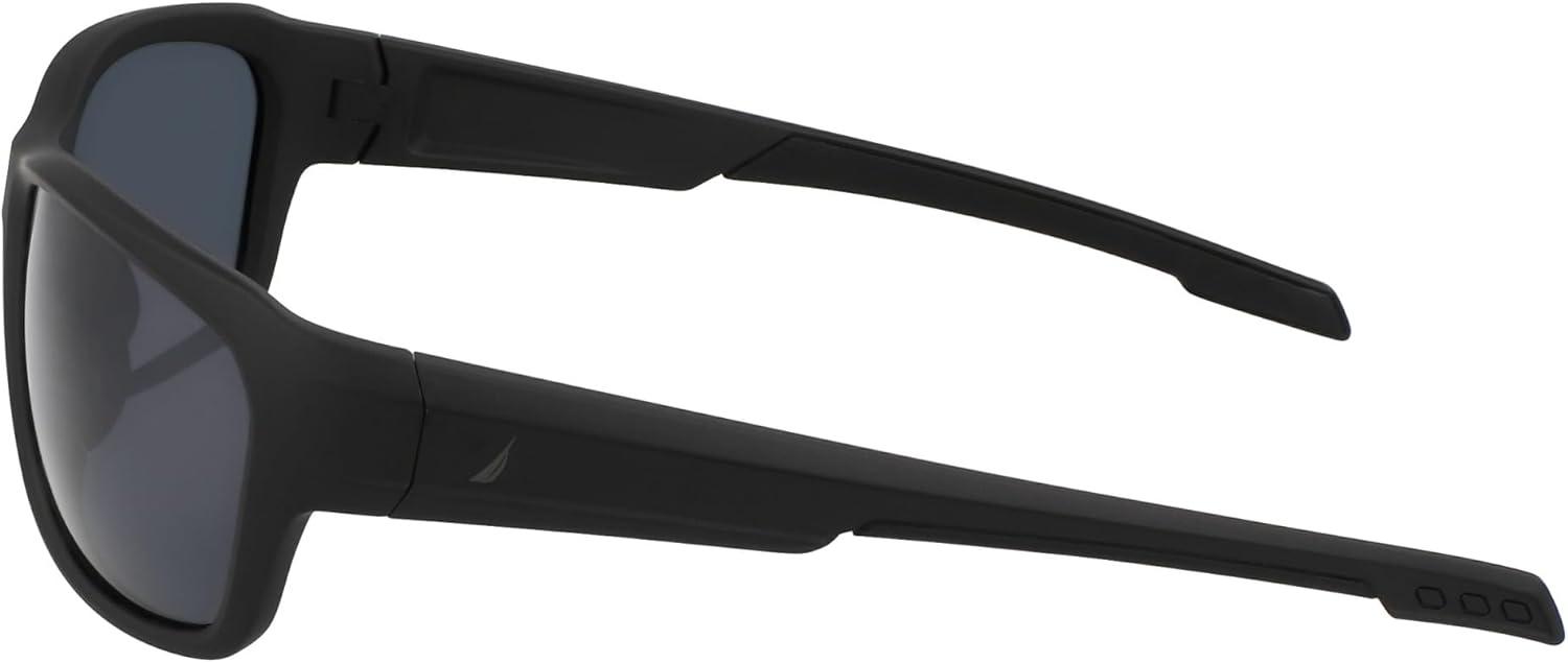 imageNautica mens N901sp Rectangular SunglassesMatte Black