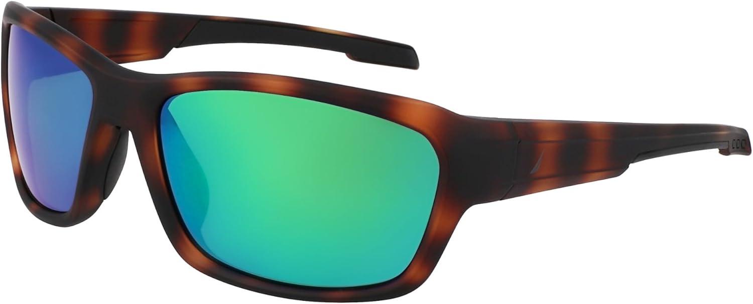 imageNautica mens N901sp Rectangular SunglassesMatte Dark Tortoise