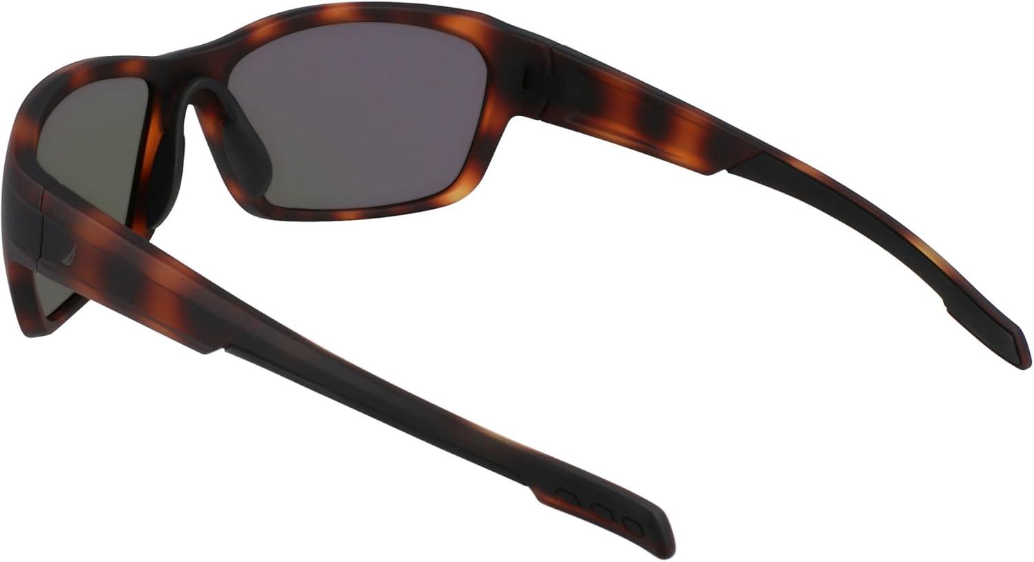 imageNautica mens N901sp Rectangular SunglassesMatte Dark Tortoise
