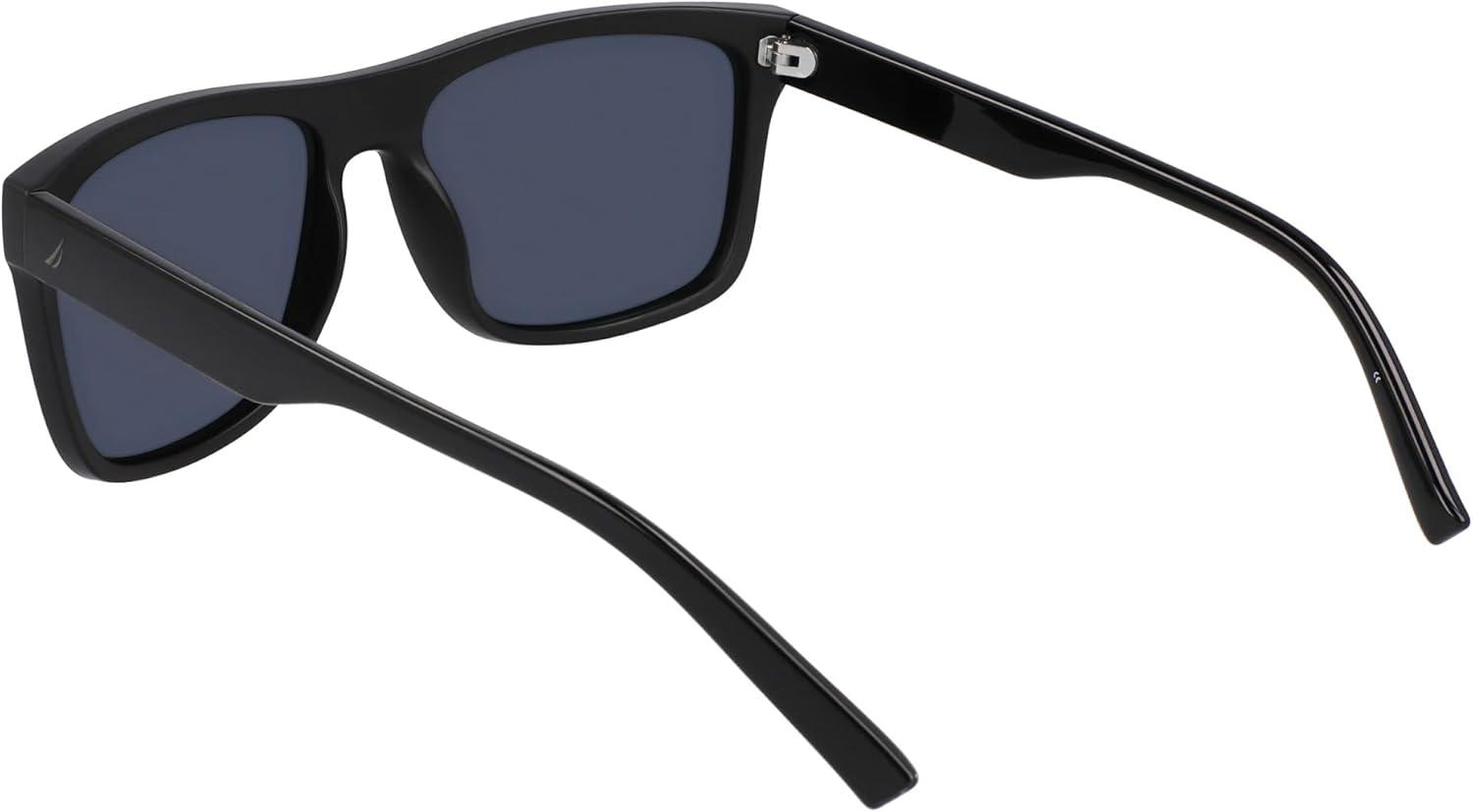 imageNautica mens N902sp Rectangular SunglassesMatte Black