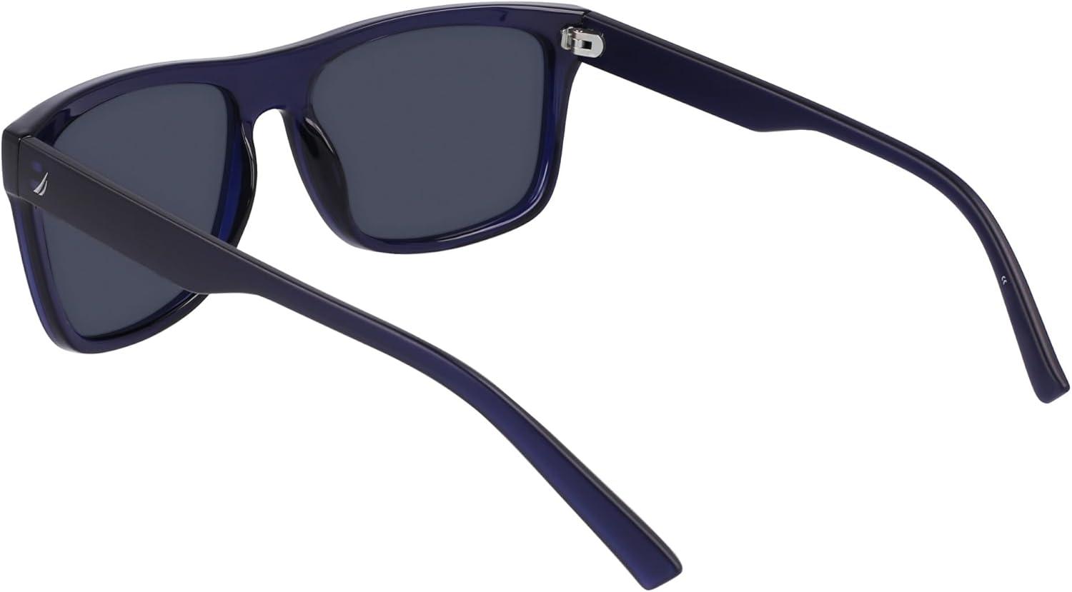 imageNautica mens N902sp Rectangular SunglassesNavy Crystal