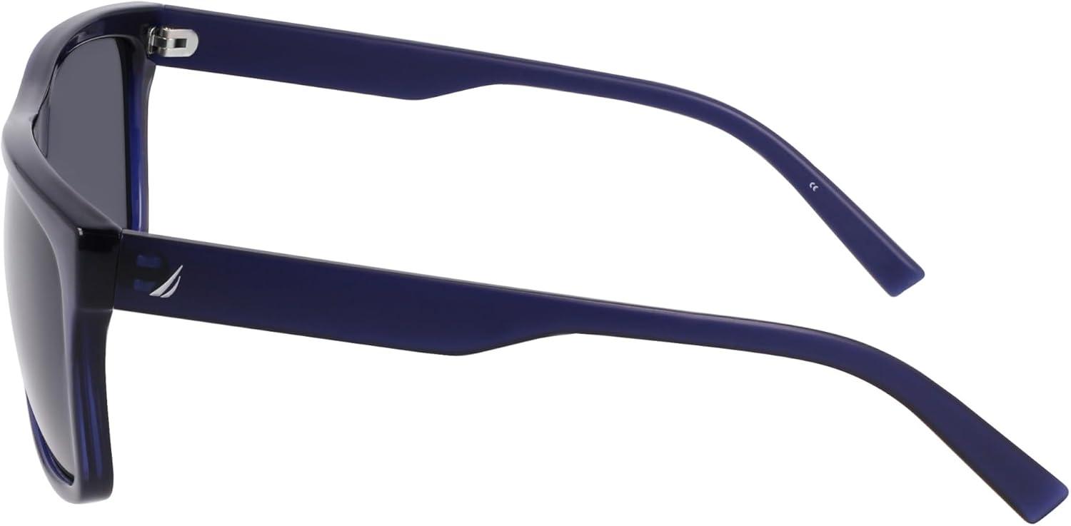 imageNautica mens N902sp Rectangular SunglassesNavy Crystal