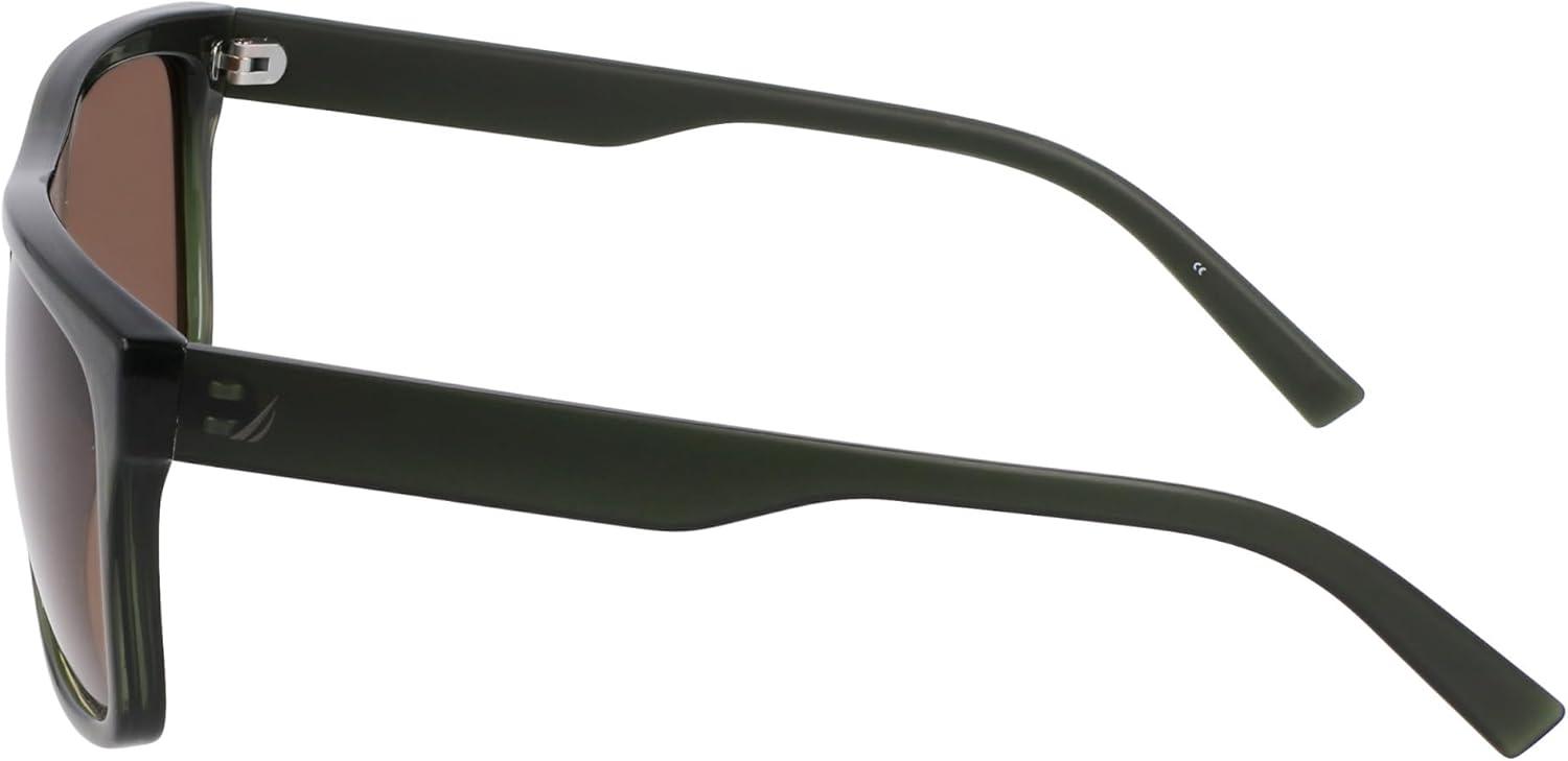 imageNautica mens N902sp Rectangular SunglassesOlive Crystal