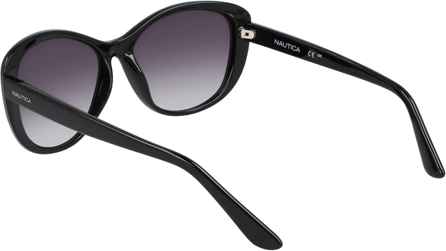 imageNautica womens N2242s Oval SunglassesBlack