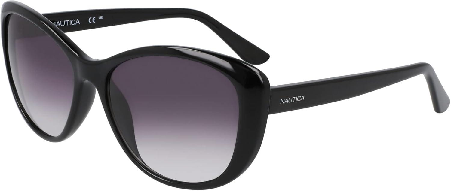 imageNautica womens N2242s Oval SunglassesBlack