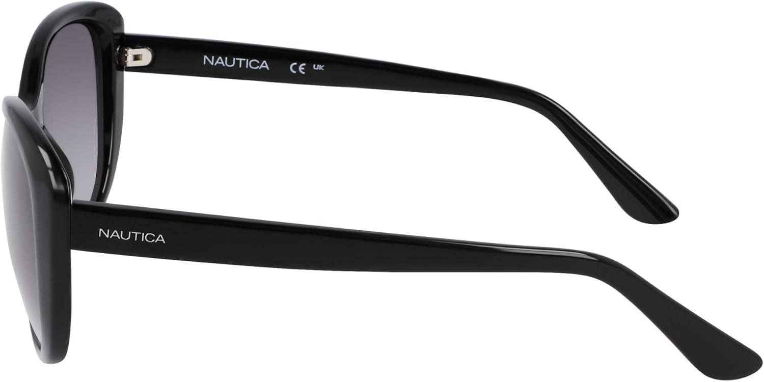 imageNautica womens N2242s Oval SunglassesBlack