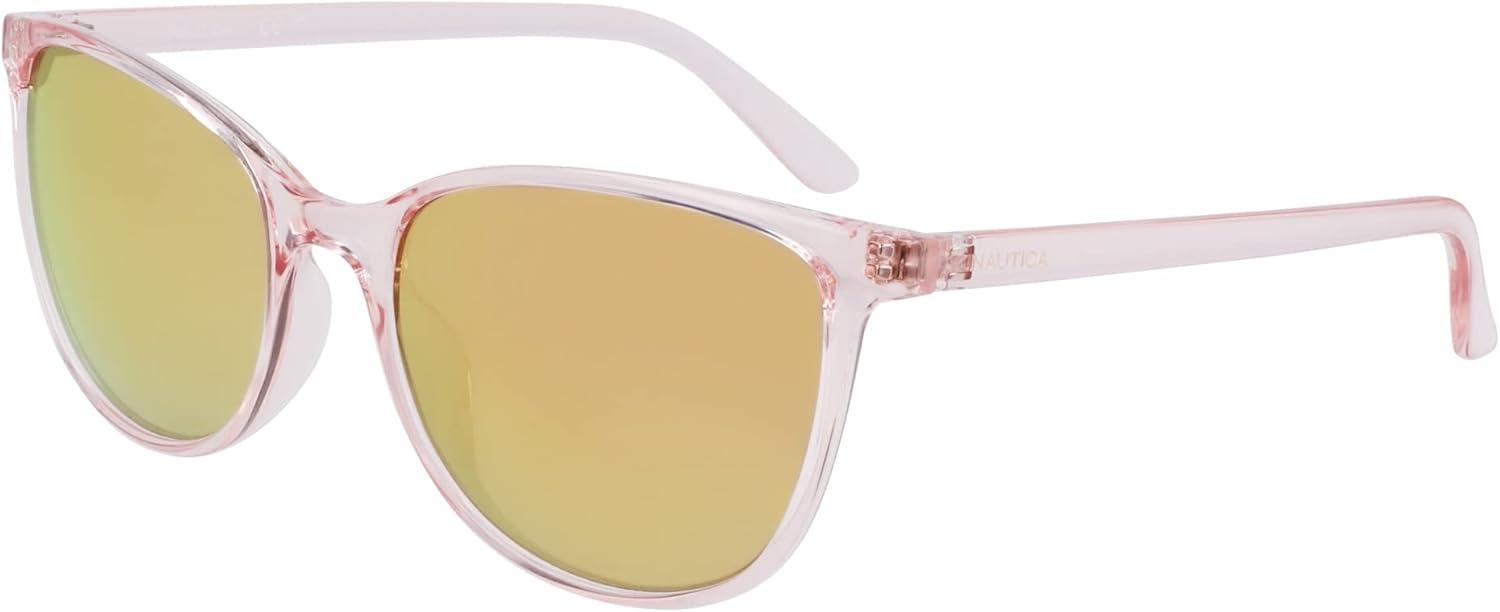 imageNautica womens N2243s Rectangular SunglassesCrystal Rose
