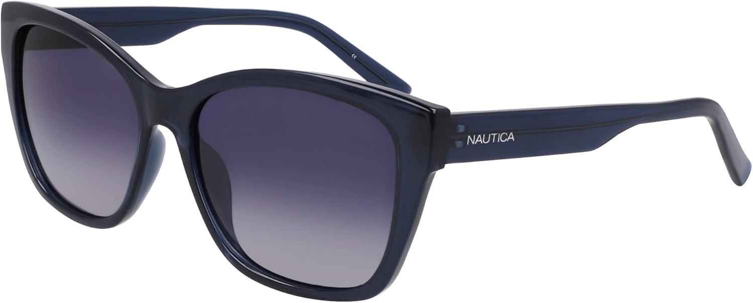 imageNautica womens N903sp Cat Eye SunglassesBlue Crystal