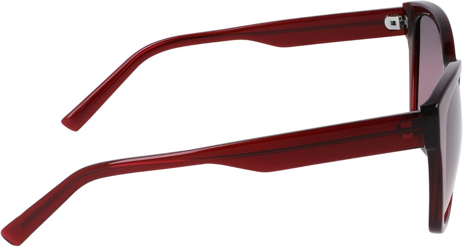 imageNautica womens N903sp Cat Eye SunglassesBurgundy Crystal