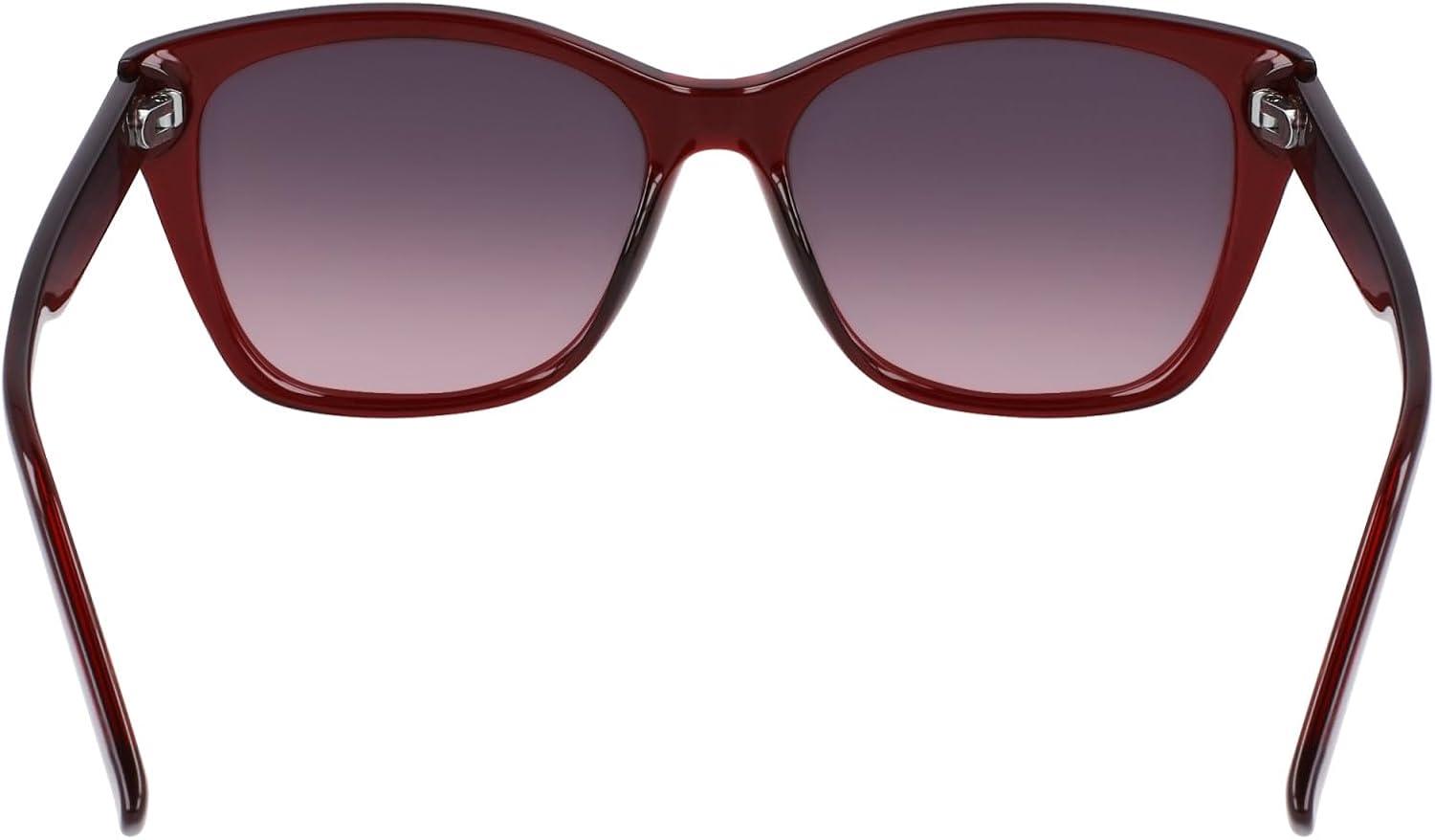 imageNautica womens N903sp Cat Eye SunglassesBurgundy Crystal