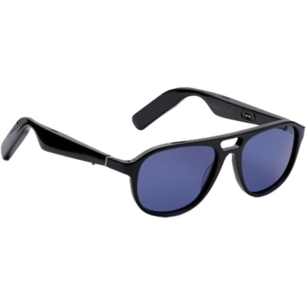 imageNautica Corsair Smart Sunglasses for Men amp Women Wireless Smart Glasses with Open Ear Speakers and Microphone Polarized UV400 Lenses Black Gradient WideCommander Black Navy Blue Standard
