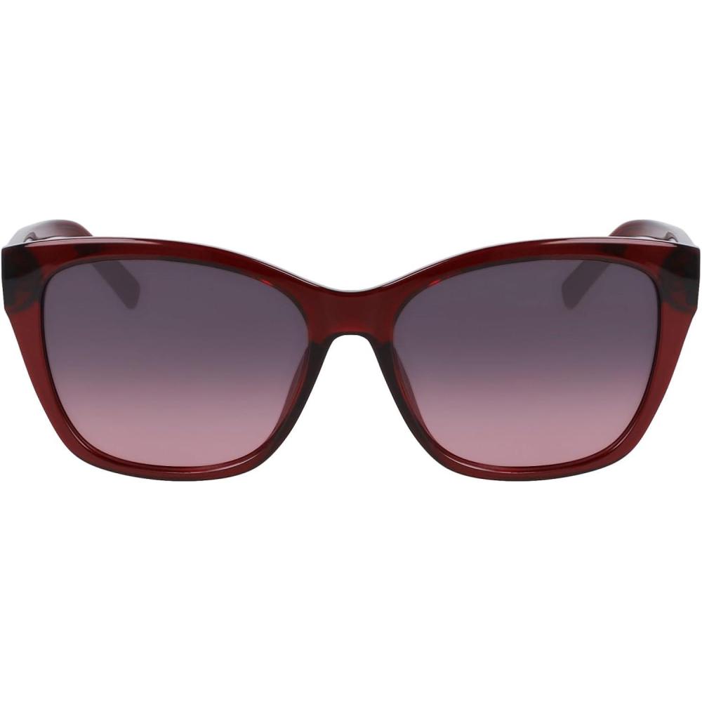 imageNautica womens N903sp Cat Eye SunglassesBurgundy Crystal