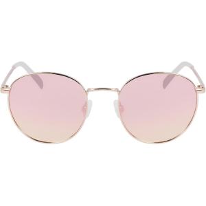 Nautica Unisex N100sp Round Sunglasses(Rose Gold)