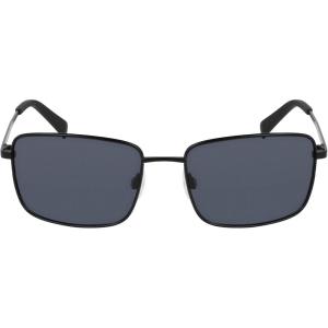 Nautica mens N102sp Rectangular Sunglasses(Matte Black)