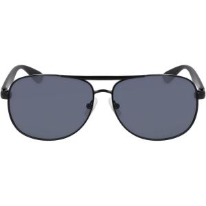 Nautica mens N2245s Pilot Sunglasses(Black)