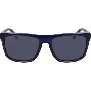 Nautica mens N902sp Rectangular Sunglasses(Navy Crystal)