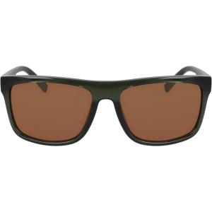 Nautica mens N902sp Rectangular Sunglasses(Olive Crystal)