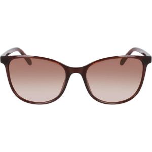 Nautica womens N2243s Rectangular Sunglasses(Crystal Brown)