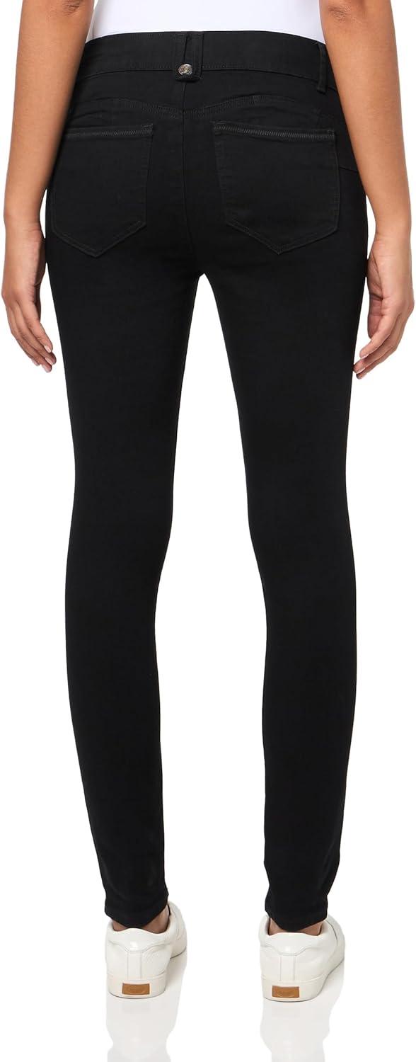 imageNautica Womens High Rise Skinny Mid Rise JeansBlack