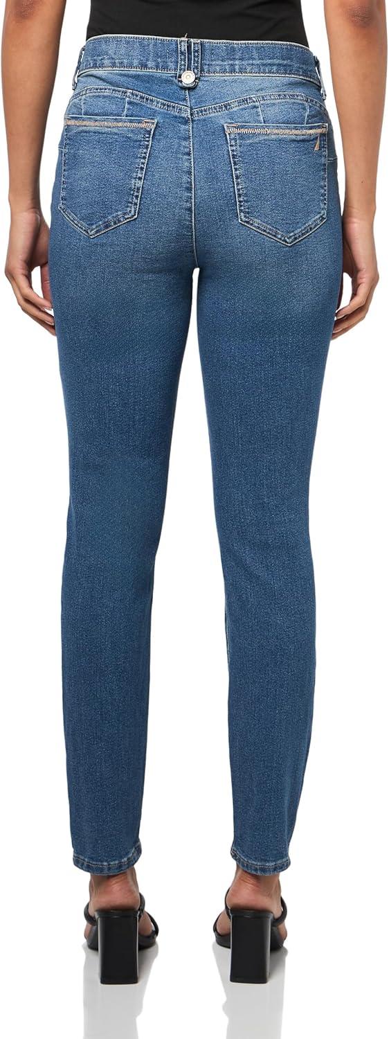imageNautica Womens High Rise Skinny Mid Rise JeansRetro Blue