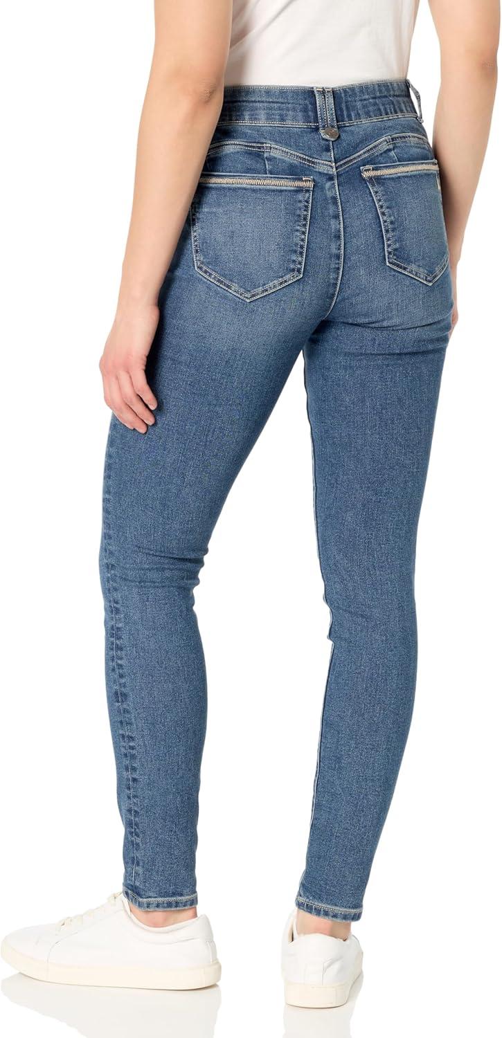 imageNautica Womens High Rise Skinny Mid Rise JeansVintage Blue