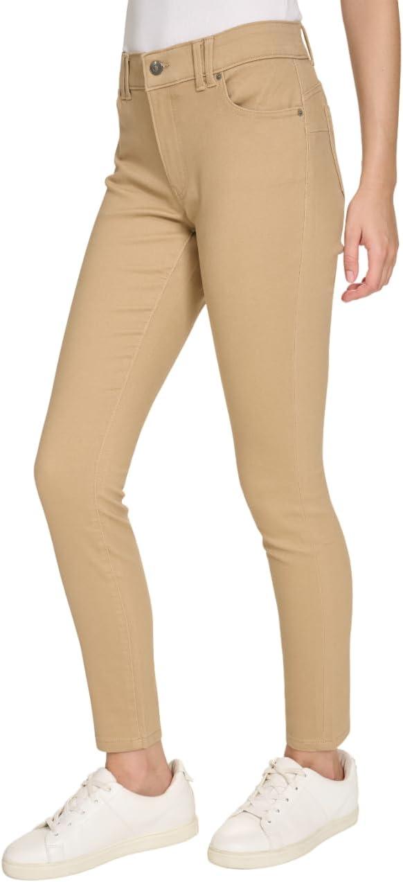 imageNautica Womens Skinny Fit Solution Sateen PantTigers Eye