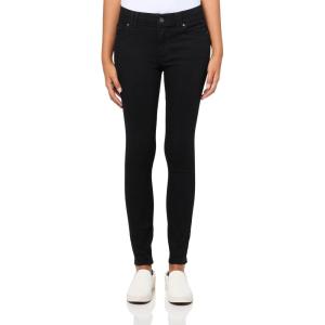 Nautica Women’s High Rise Skinny Mid Rise Jeans(Black)