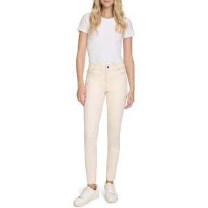 Nautica Women’s Skinny Fit Solution Sateen Pant(White Swan)