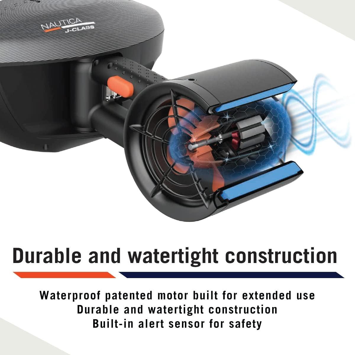 imageNautica J Class Underwater seascooter Foldable and Travel Ready for Diving Snorkeling and Cruising