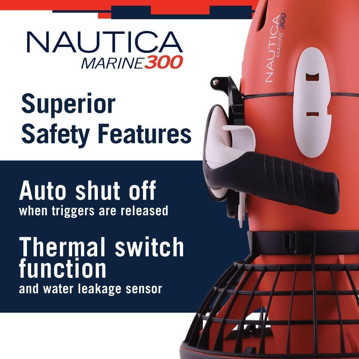imageNautica Marine Underwater Seascooter Scuba Diving Snorkeling for Ocean or Pool to Maximize Your Underwater Dive Adventure Action Camera Compatible