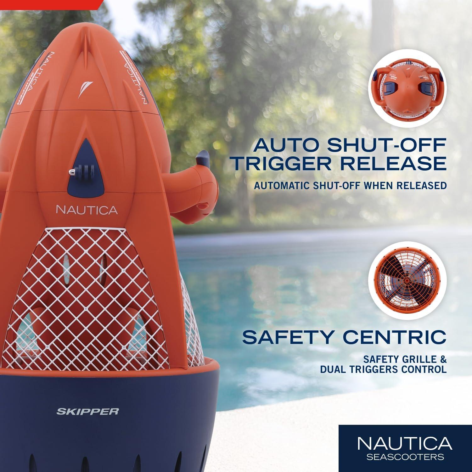 imageNautica Navigator and Skipper Underwater Seascooters Designed for Younger Recreational Divers and SnorkelersSkipper