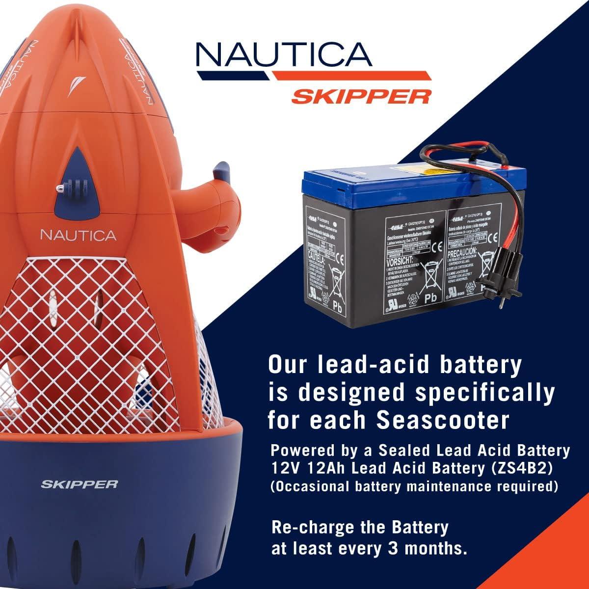 imageNautica Navigator and Skipper Underwater Seascooters Designed for Younger Recreational Divers and SnorkelersSkipper