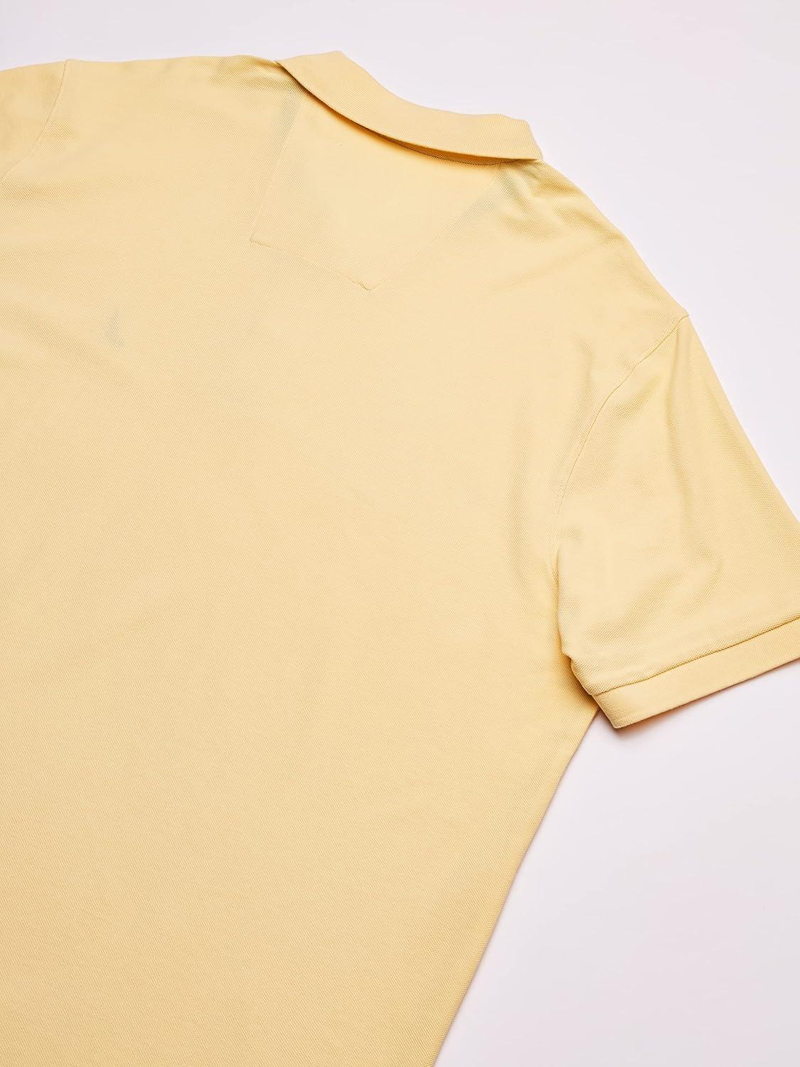 imageNautica Mens Big and Tall Classic Fit Short Sleeve Solid Performance Deck Polo ShirtCorn