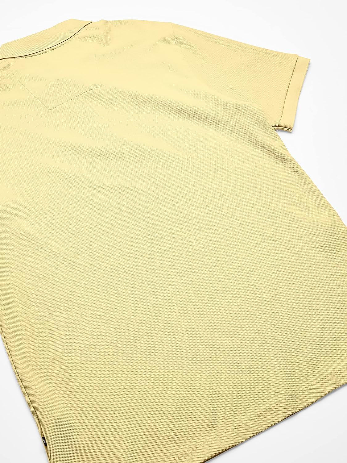 imageNautica Mens Big and Tall Classic Fit Short Sleeve Solid Performance Deck Polo ShirtCorn