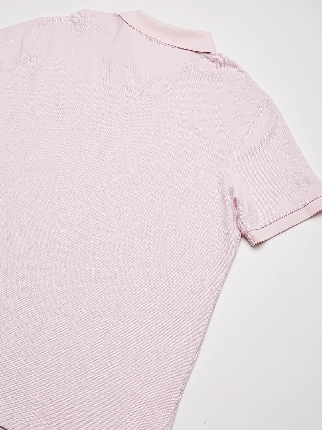 imageNautica Mens Big and Tall Classic Fit Short Sleeve Solid Performance Deck Polo ShirtCradle Pink