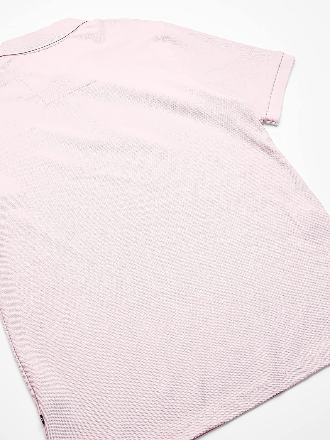 imageNautica Mens Big and Tall Classic Fit Short Sleeve Solid Performance Deck Polo ShirtCradle Pink