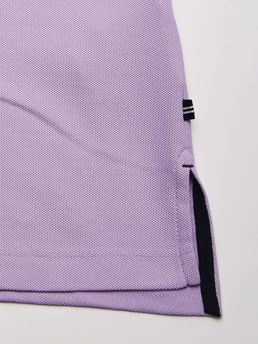 imageNautica Mens Big and Tall Classic Fit Short Sleeve Solid Performance Deck Polo ShirtLavendula