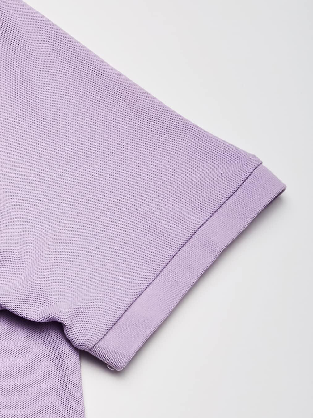 imageNautica Mens Big and Tall Classic Fit Short Sleeve Solid Performance Deck Polo ShirtLavendula