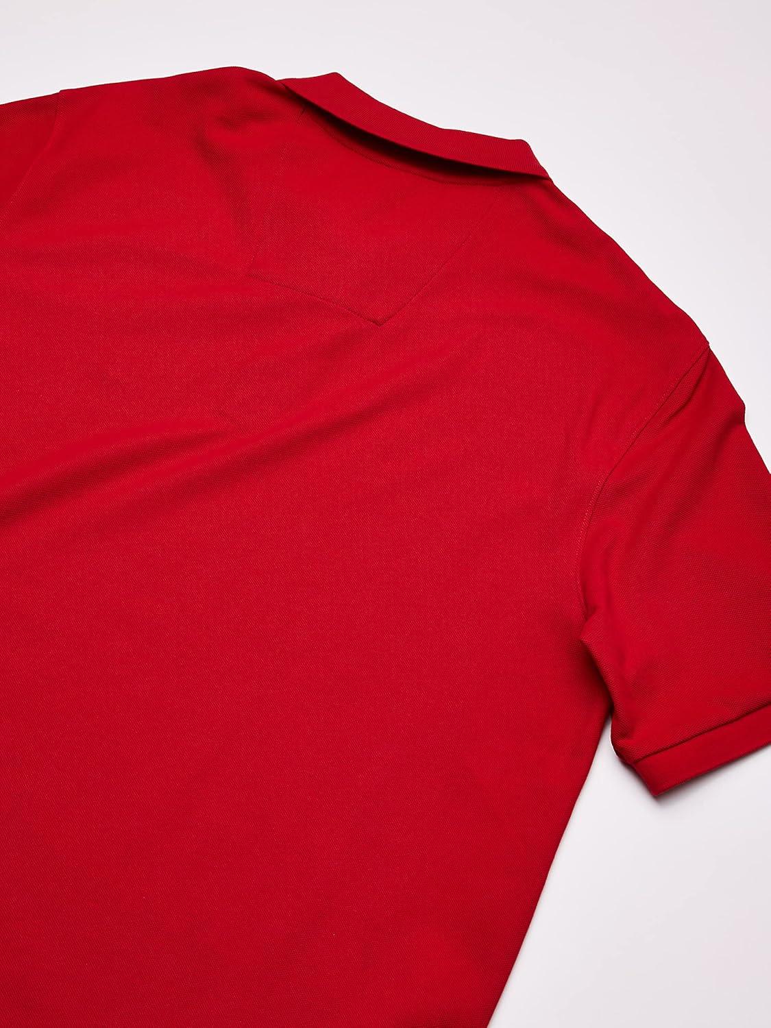 imageNautica Mens Big and Tall Classic Fit Short Sleeve Solid Performance Deck Polo ShirtNautica Red