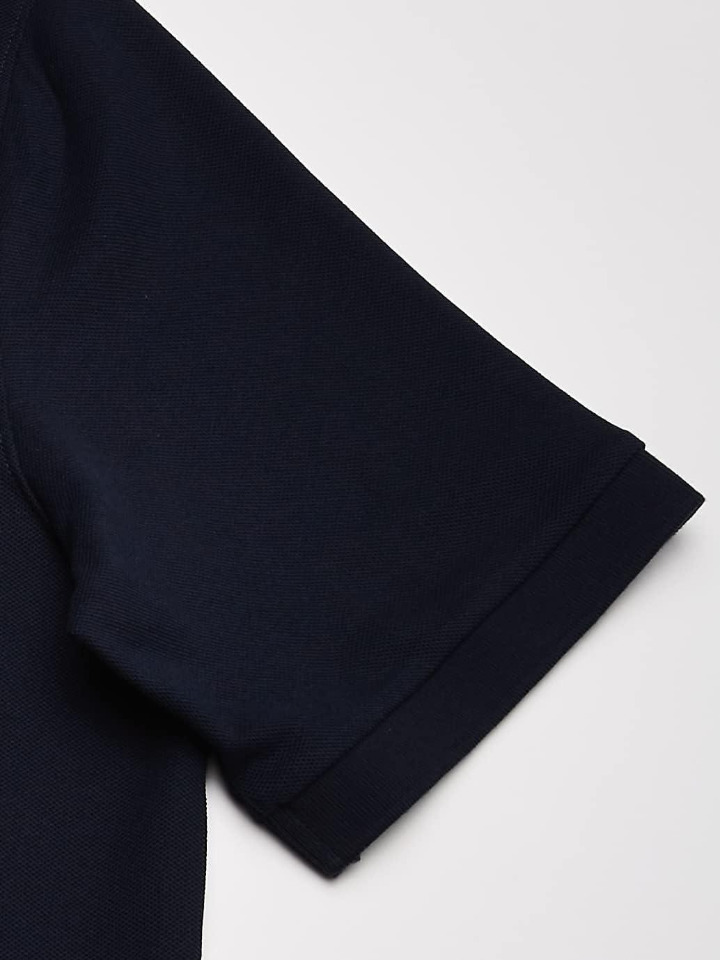 imageNautica Mens Big and Tall Classic Fit Short Sleeve Solid Performance Deck Polo ShirtNavy
