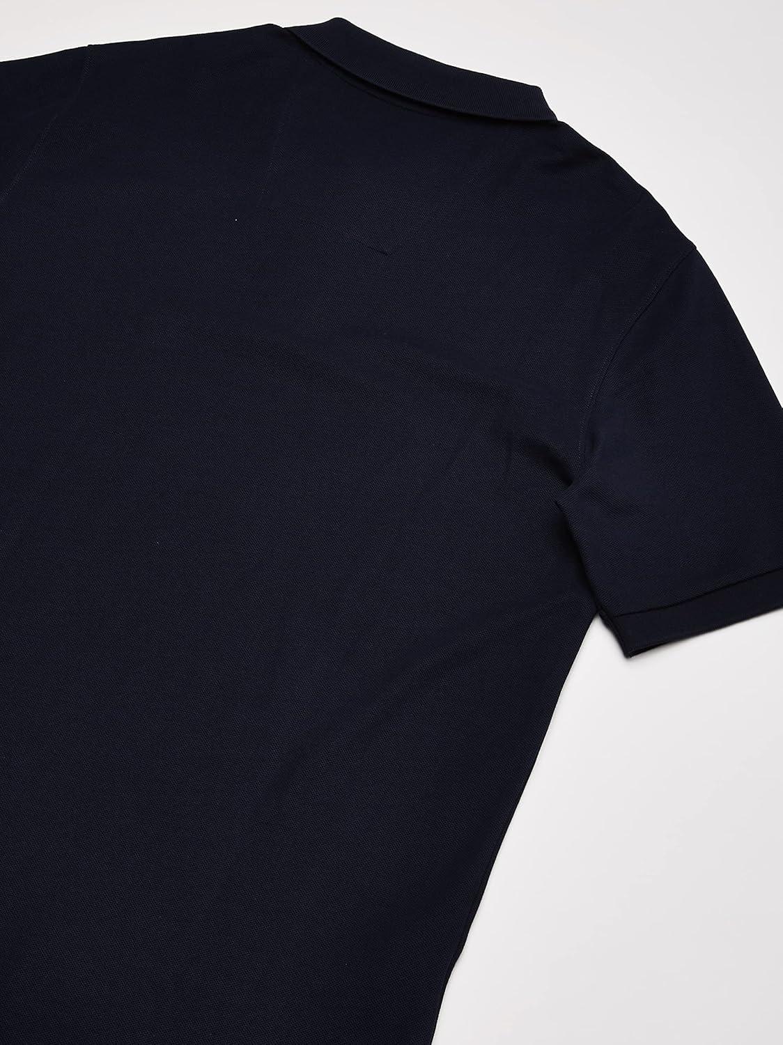 imageNautica Mens Big and Tall Classic Fit Short Sleeve Solid Performance Deck Polo ShirtNavy
