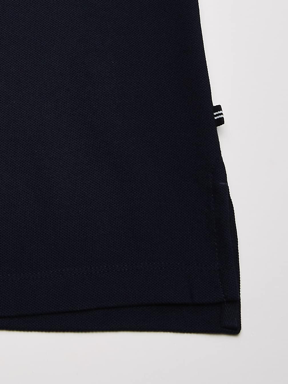 imageNautica Mens Big and Tall Classic Fit Short Sleeve Solid Performance Deck Polo ShirtNavy