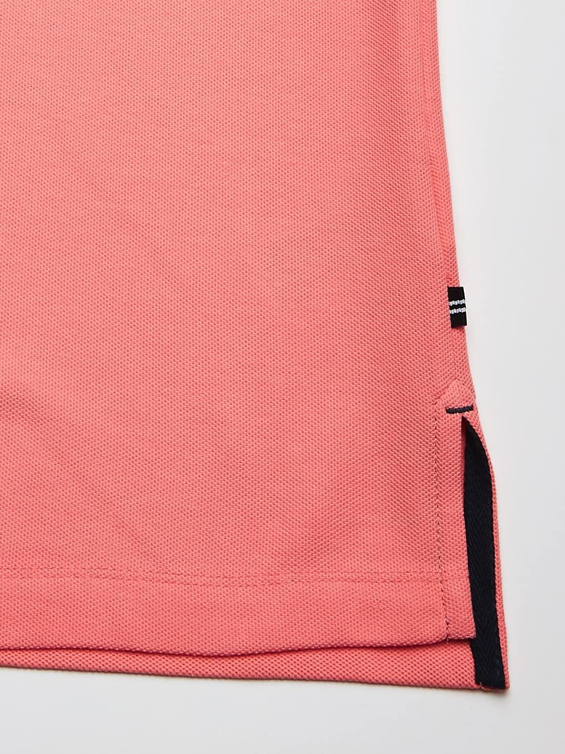imageNautica Mens Big and Tall Classic Fit Short Sleeve Solid Performance Deck Polo ShirtPale Coral