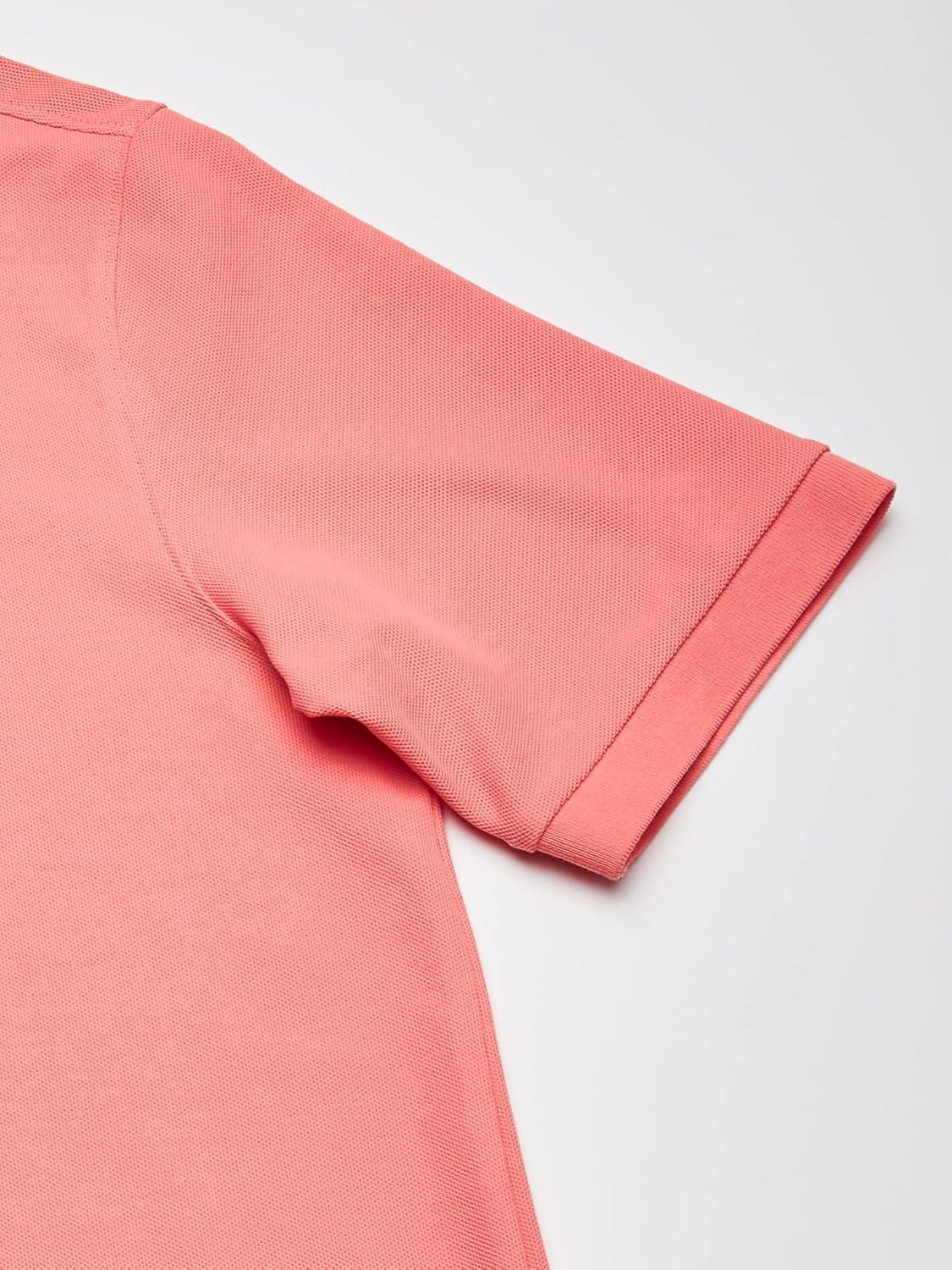 imageNautica Mens Big and Tall Classic Fit Short Sleeve Solid Performance Deck Polo ShirtPale Coral