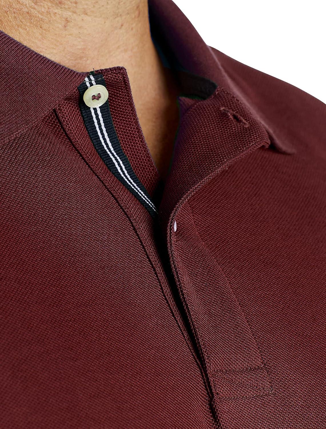 imageNautica Mens Big and Tall Classic Fit Short Sleeve Solid Performance Deck Polo ShirtRoyal Burgundy