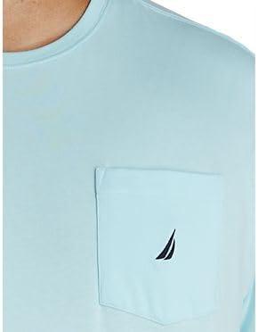 imageNautica Mens Classic Fit Pocket TShirtBright Aqua