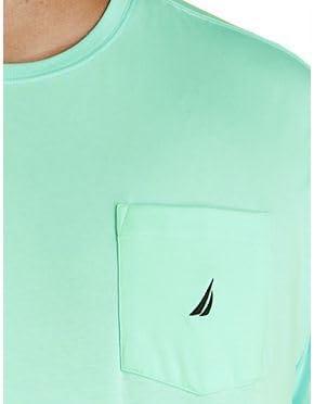 imageNautica Mens Classic Fit Pocket TShirtMint Spring