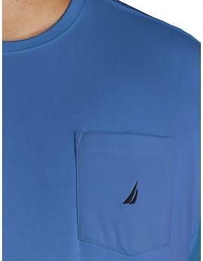 imageNautica Mens Classic Fit Pocket TShirtMonaco Blue