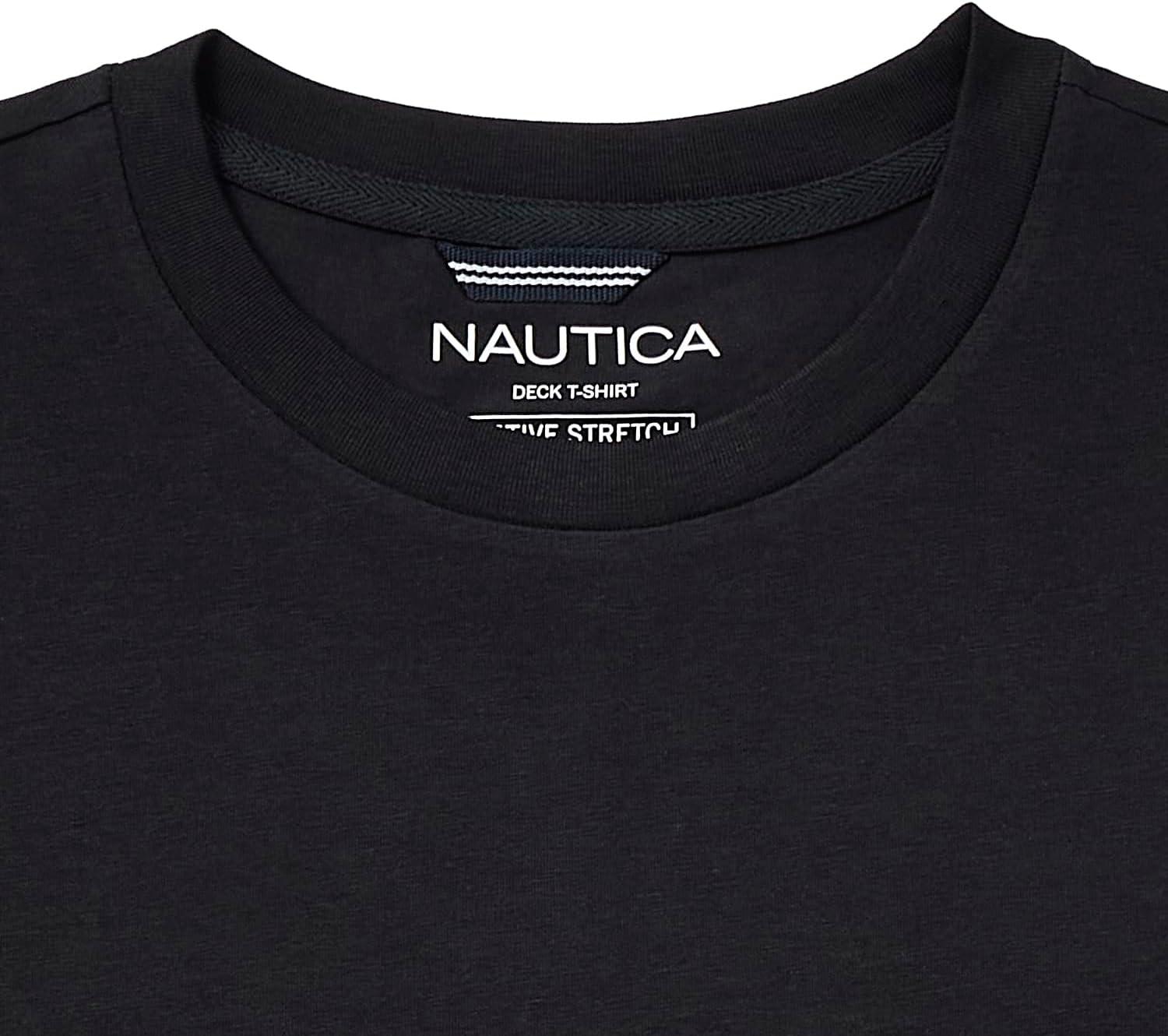 imageNautica Mens Classic Fit Pocket TShirtTrue Black